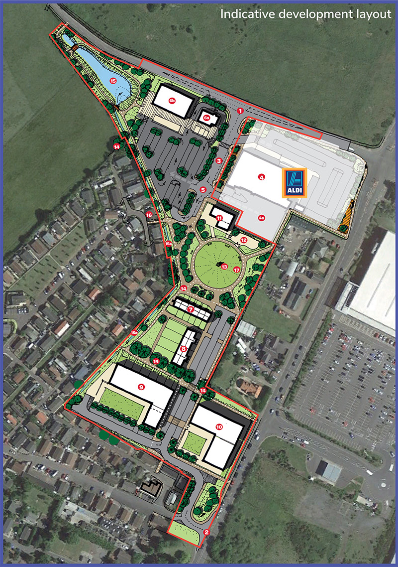 Indicative development layout - preferred