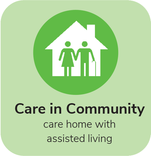 Care in Community. Care home with assisted living